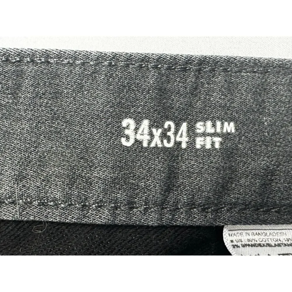 Banana Republic Men's Slim Fit Straight Leg Gray Travel Jeans‎ - Size 34x32*